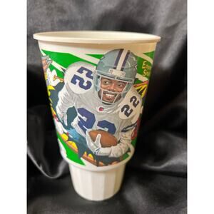 VINTAGE 1995 McDonalds "EMMITT SMITHS DALLAS COWBOYS NFL" Cup - MINT - UNUSED